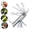 WILDHORN15-in-1 Stainless Steel Multi-Tool for daily home Use with Corkscrew, Screwdrivers