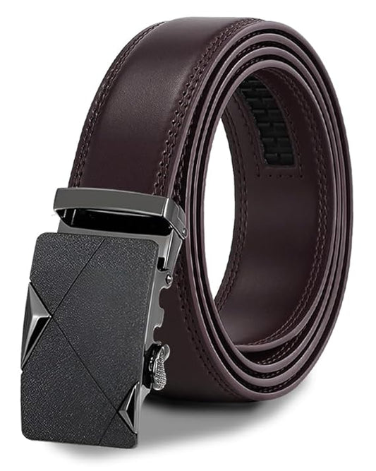 WildHorn Leather Ratchet Belt for Men