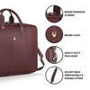 DORCHESTER Leather Laptop Messenger Bag for Men