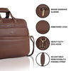 MISSOURI Leather Laptop Messenger Bag for Men