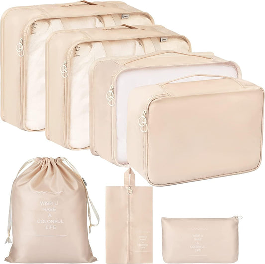 WILDHORN 7-in-1 Travel Organizer Set – Packing Cubes