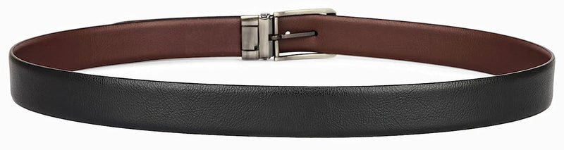 WildHorn Reversible Formal Leather Belt for Men I Durable Buckle I Heavy Duty - WILDHORN