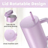 WildHorn 1.2L Stainless Steel Tumbler with Straw and Leak Proof Lid