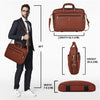STANFORD Leather Laptop Messenger Bag for Men