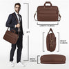 MISSOURI Leather Laptop Messenger Bag for Men