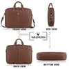 DORCHESTER Leather Laptop Messenger Bag for Men