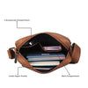 WildHorn Genuine Leather Sling Bag for Men | Crossbody Shoulder Messenger Bag with Adjustable Strap