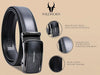 WildHorn Men’s Leather Belt Gift Set