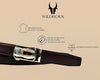 WildHorn Men’s Leather Belt Gift Set