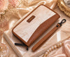 WildHorn Premium Leather Zip Around Wallet for Women