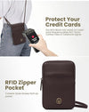 WildHorn Genuine Leather Mobile Pouch for Men & Women
