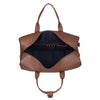 WILDHORN 19.5" Genuine Leather Travel Duffel Bag for Men & Women