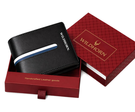 WildHorn Premium Genuine Leather Wallet for Men | RFID Blocking Bifold