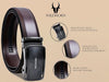 WildHorn Men’s Leather Belt Gift Set