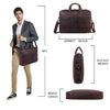 DORCHESTER Leather Laptop Messenger Bag for Men