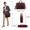 DORCHESTER Leather Laptop Messenger Bag for Men