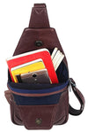 WildHorn Leather Sling Crossbody Bag for Men