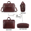 SPENCER Leather Laptop Messenger Bag for Men