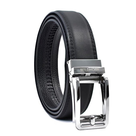 WildHorn Men's Genuine Leather Belt for Men