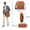 WildHorn Genuine Leather Sling Bag for Men | Crossbody Shoulder Messenger Bag with Adjustable Strap
