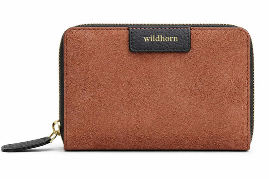 WildHorn Women’s Suede Leather Wallet