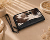 WildHorn Premium Leather Zip Around Wallet for Women