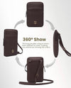 WildHorn Genuine Leather Mobile Pouch for Men & Women