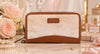 WildHorn Premium Leather Zip Around Wallet for Women
