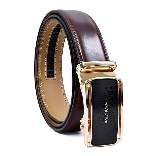 WildHorn Men's Genuine Leather Belt for Men