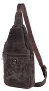 WildHorn Leather Sling Crossbody Bag for Men