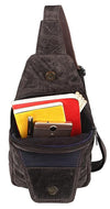 WildHorn Leather Sling Crossbody Bag for Men