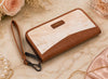 WildHorn Premium Leather Zip Around Wallet for Women