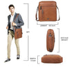 WildHorn Genuine Leather Sling Bag for Men | Crossbody Shoulder Messenger Bag with Adjustable Strap