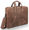 DORCHESTER Leather Laptop Messenger Bag for Men