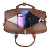WILDHORN 19.5" Genuine Leather Travel Duffel Bag for Men & Women
