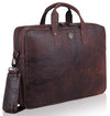 DORCHESTER Leather Laptop Messenger Bag for Men