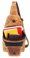 WildHorn Leather Sling Crossbody Bag for Men