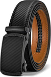 WildHorn Men’s Genuine Leather Auto-Lock Belt