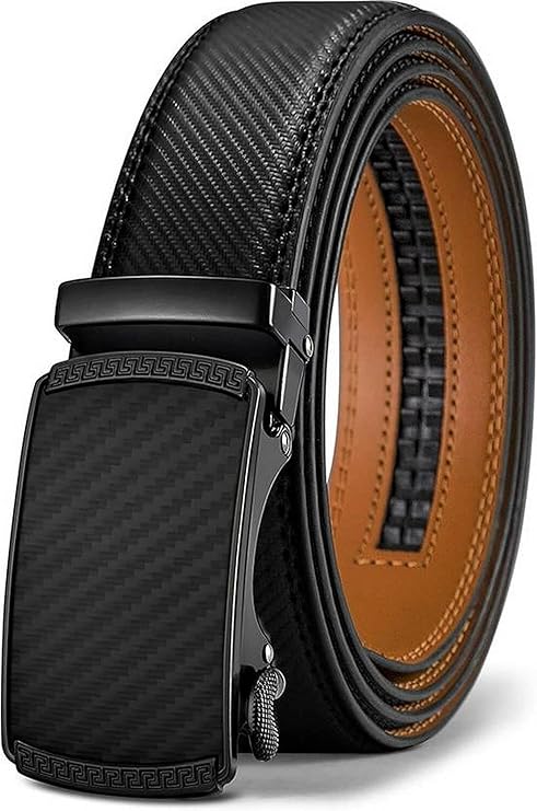 WildHorn Men’s Genuine Leather Auto-Lock Belt