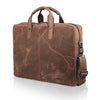 DORCHESTER Leather Laptop Messenger Bag for Men