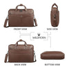 WildHorn Premium Leather men's Laptop Bag | Handcrafted