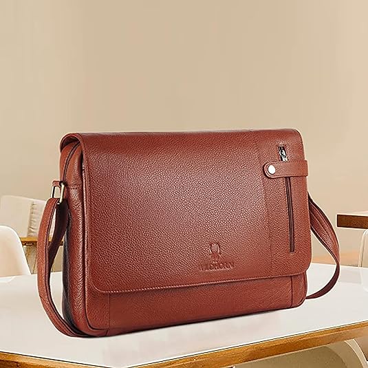 Buy Leather Messenger Bags for Men Online | Genuine Leather