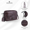 WILDHORN Leather Sling Bag for Women I Girls Travel Crossbody Bags with Adjustable Strap