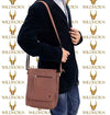 WildHorn Leather Sling Messenger Bag for Men I Multipurpose Crossbody Bag I