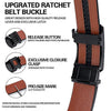 WildHorn Men’s Genuine Leather Auto-Lock Belt