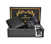 WildHorn® Premium Leather Wallet & Premium Auto Lock Belt for Men