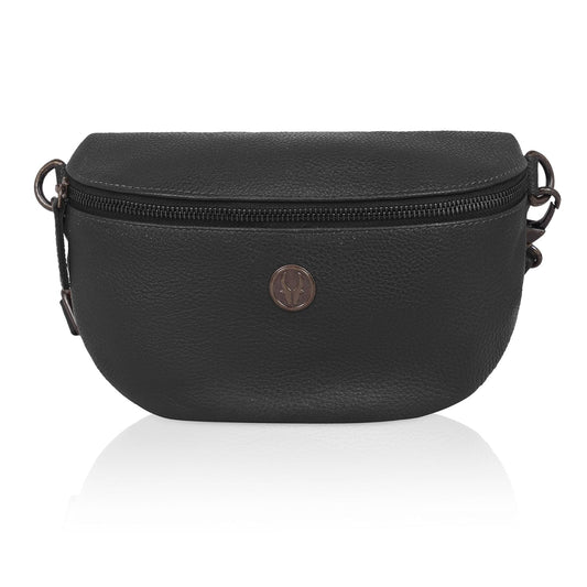 WILDHORN Fanny Pack Waist Bag Multifunction Genuine Leather Bag Travel Pouch for Men and Women