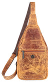 WildHorn Leather Sling Crossbody Bag for Men