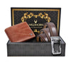 WildHorn® Premium Leather Wallet & Premium Auto Lock Belt for Men
