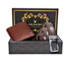 WildHorn® Premium Leather Wallet & Premium Auto Lock Belt for Men
